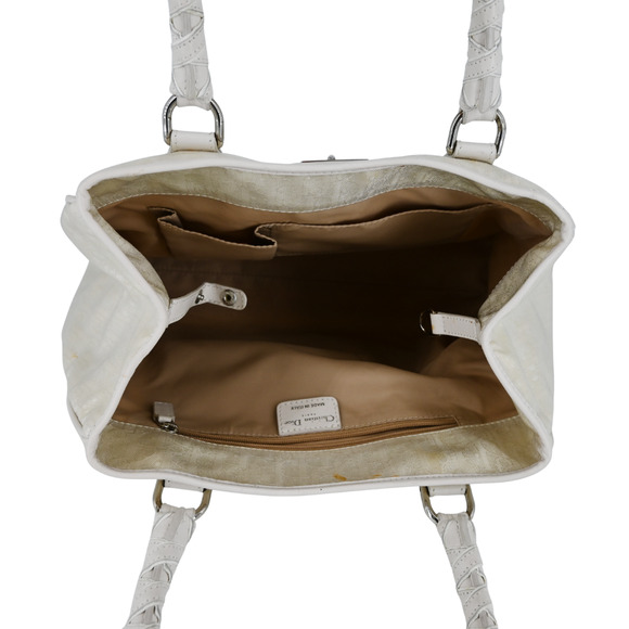 Dior Off-White Monogram Nylon Lovely Shoulder Bag - Picture 8 of 16